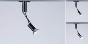 Serien Lighting One-Eighty monopoint (black, white and Brushed steel)